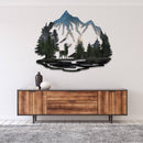 Yosemite Night Deer Metal Wall Art – Wildlife National Park Wall Decor