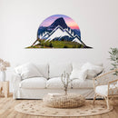 Glacier Mountain Metal Wall Art – Scenic Alpine Nature Wall Decor