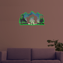 Yosemite Bigfoot Metal Wall Art – Funny Sasquatch Nature Wall Decor