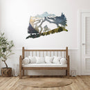Yosemite Mountain Biker Metal Wall Art – Cycling National Park Outdoor Adventure Decor