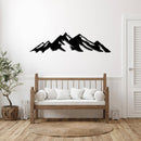 Grand Teton Metal Wall Art – Wyoming Mountain National Park Decor