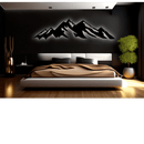 Grand Teton Metal Wall Art – Wyoming Mountain National Park Decor