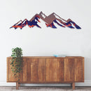 Grand Teton Sunset Metal Wall Art – National Park Mountain Wall Decor