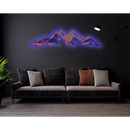 Grand Teton Sunset Metal Wall Art – National Park Mountain Wall Decor