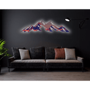 Grand Teton Sunset Metal Wall Art – National Park Mountain Wall Decor