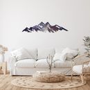 Galactic Mountains Metal Wall Art – Space Galaxy Cosmic Wall Decor