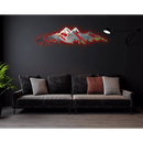 Yosemite Mountains Metal Wall Art – California Wilderness Wall Decor