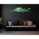Yosemite Mountains Metal Wall Art – California Wilderness Wall Decor
