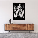 Forest Deer Metal Wall Art – Wildlife Nature Woodland Cabin Home Decor