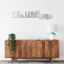 Family Name Sign Metal Wall Art – Personalized Last Name Home Decor