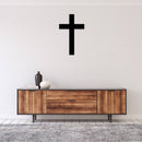Cross Metal Wall Art – Christian Faith Religious Home Decor