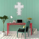 Floral Cross - Metal Wall Art