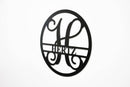 Monogram - Metal Wall Art
