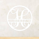 Monogram Metal Wall Art – Personalized Initial Letter Home Decor