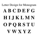 Monogram Address Sign - Metal Wall Art