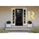 Monogram Address Sign - Metal Wall Art