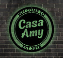 Custom Personalized Patio Sign Metal Wall Art – Outdoor Home Decor