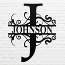 Personalized Monogram - Metal Wall Art