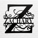 Personalized Monogram - Metal Wall Art