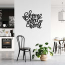 Home Sweet Home Metal Wall Art – Farmhouse Word Sign Home Decor