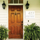 Custom House Address Sign Metal Wall Art – Personalized Home Number Decor