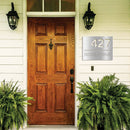 Custom House Address Sign Metal Wall Art – Personalized Home Number Decor