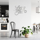 Let's Eat Metal Wall Art – Funny Kitchen Dining Room Food Lover Decor