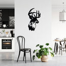 Deer Mountain Metal Wall Art – Wildlife Scenic Nature Cabin Home Decor