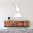 Overlooking Deer Metal Wall Art – Wildlife Nature Rustic Cabin Home Decor