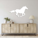 Running Horse Metal Wall Art – Western Wildlife Rustic Home Decor