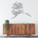 Alaska State Metal Wall Art – Travel Map Home & Office Wall Decor