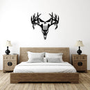 Deer Punisher Metal Wall Art – Hunting Skull Rustic Home Decor
