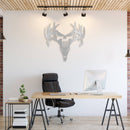 Deer Punisher Metal Wall Art – Hunting Skull Rustic Home Decor