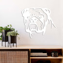 English Bulldog Metal Wall Art – Dog Lover Pet Home & Living Room Decor
