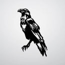 Raven Metal Wall Art – Wildlife Bird Nature Rustic Home Decor