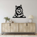 Husky Metal Wall Art – Dog Lover Siberian Sled Dog Pet Home Decor