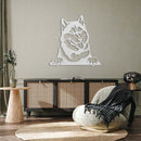 Husky Metal Wall Art – Dog Lover Siberian Sled Dog Pet Home Decor