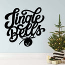 Jingle Bells Script - Metal Wall Art
