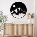 Moon Mountain - Metal Wall Art