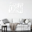 Oregon State - Metal Wall Art