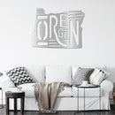 Oregon State - Metal Wall Art