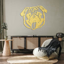 Pug Metal Wall Art – Dog Lover Pet Home Decor