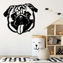 Pug Metal Wall Art – Dog Lover Pet Home Decor
