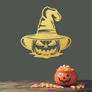 Pumpkin Witch Metal Wall Art – Halloween Spooky Holiday Home Decor