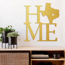 Texas Home Metal Wall Art – Texas State Pride Home & Office Decor