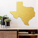 Texas State Metal Wall Art – Lone Star State Map Home & Office Decor
