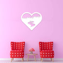 Forest River Heart - Metal Wall Art