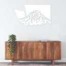 Washington Mt Rainier Metal Wall Art – Pacific Northwest Mountain Wall Decor