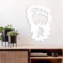 Bigfoot Foot Print Metal Wall Art – Funny Sasquatch Outdoor Nature Decor