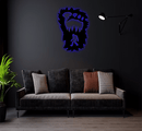 Bigfoot Foot Print Metal Wall Art – Funny Sasquatch Outdoor Nature Decor